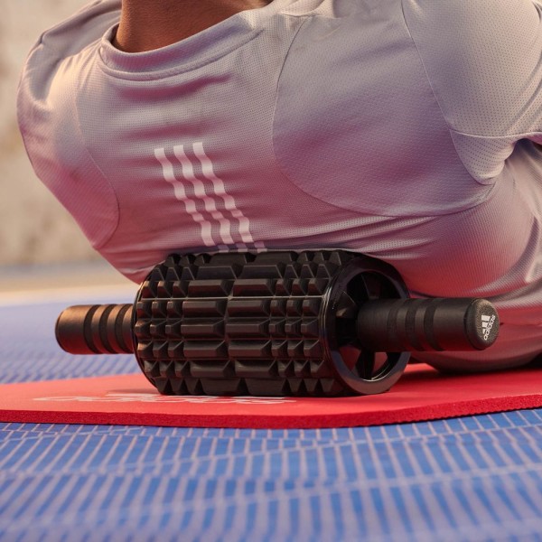 Ролик для фітнесу Adidas Foam Ab Roller чорний Уні 44 x 12,8 x 12,8 см
