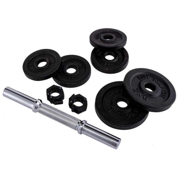 Гантель набірна металева 1x10кг Body Sculpture BW 780L