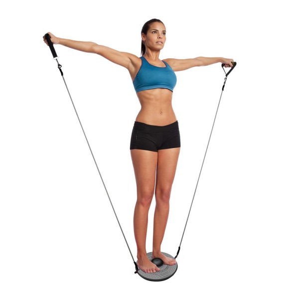 Твістер балансувальна платформа 3в1 з фітнес-гумою Body Sculpture BB 958