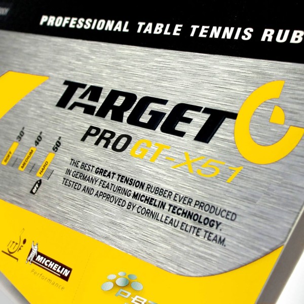 Накладка для тенісної ракетки Cornilleau Target Pro Gt-X51 2.0 Black