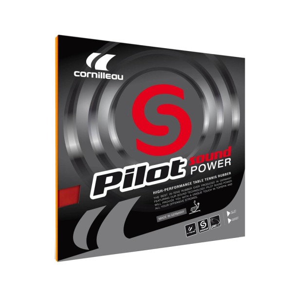 Накладка для тенісної ракетки Cornilleau Pilot Sound Power 35 Max Red