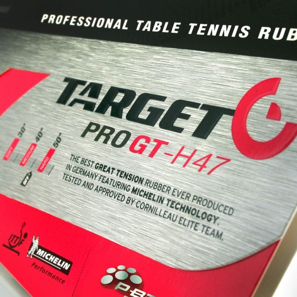 Накладка для тенісної ракетки Cornilleau Target Pro Gt-H47 Black 2.0