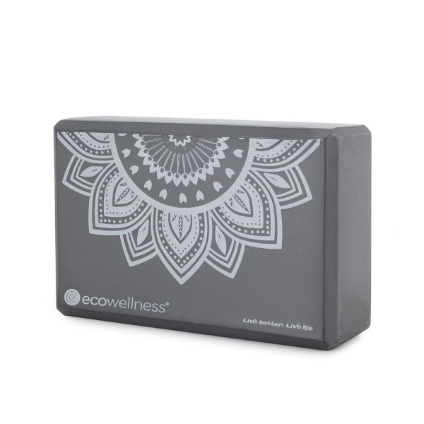 Блок для йоги Ecowellness QB 022
