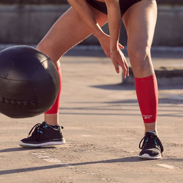 Рукав компресійний для литок L червоний Reebok RASL-11315RD