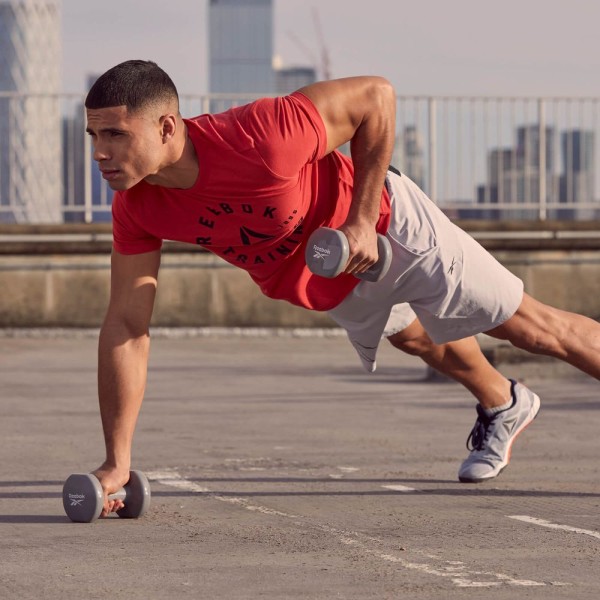 Гантель для фітнесу ПВХ 4кг Reebok RAWT-16154