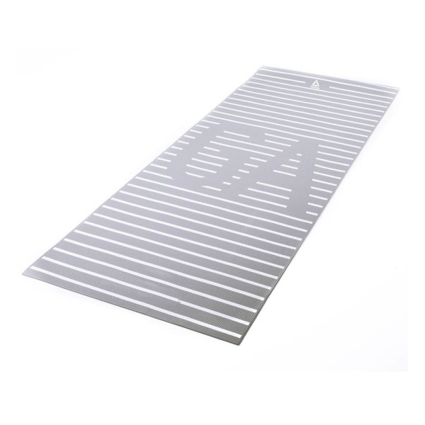Двосторонній килимок для йоги Reebok Double Sided 4mm Yoga Mat сірий Уні 173 х 61 х 0,4 см