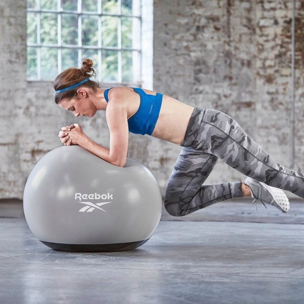 М’яч гімнастичний 65 см Reebok RAB-40016BK сірий