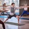 Килимок для йоги Reebok Camo Yoga Mat сірий, синій Уні 173 х 61 х 0,5 см