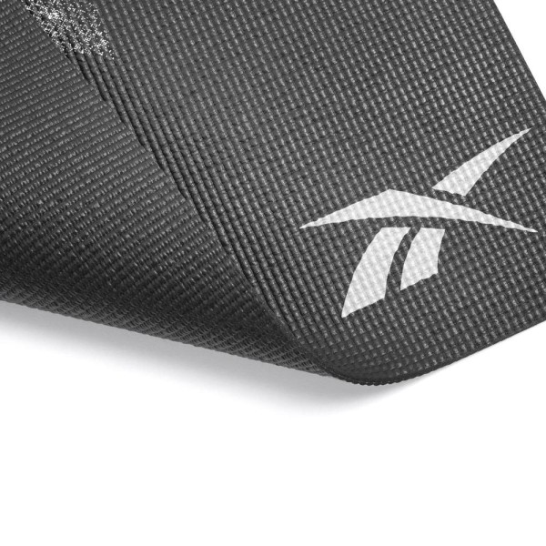 Двосторонній килимок для йоги Reebok Double Sided 4mm Yoga Mat чорний Уні 173 х 61 х 0,4 см