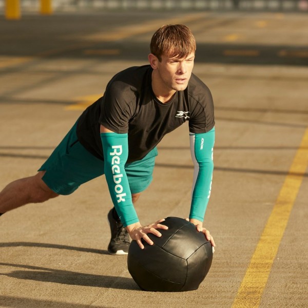 Рукави компресійні для рук Activchill M Reebok RASL-13024GN морська хвиля
