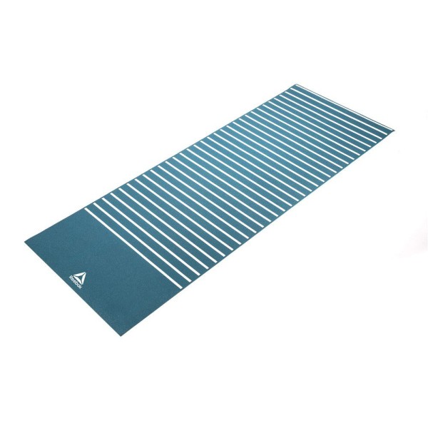 Двосторонній килимок для йоги Reebok Double Sided 4mm Yoga Mat блакитний, білий Уні 173 х 61 х 0,4 с