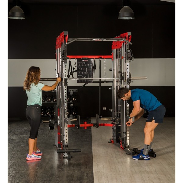 Фітнес-станція з тренажером Сміта BH Fitness Power Smith G145 напівпрофесійна