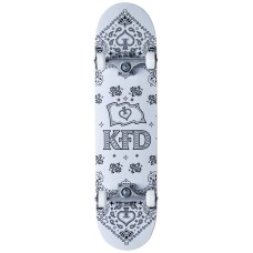 Скейтборд KFD Bandana 8" White 