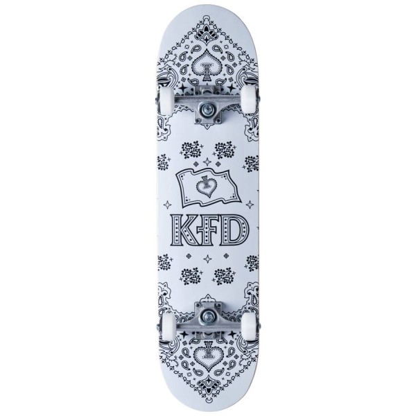 Скейтборд KFD Bandana 8" White 