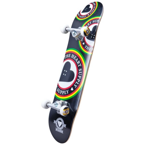 Скейтборд Heart Supply Orbit Logo 7.75" Black/White/Red 