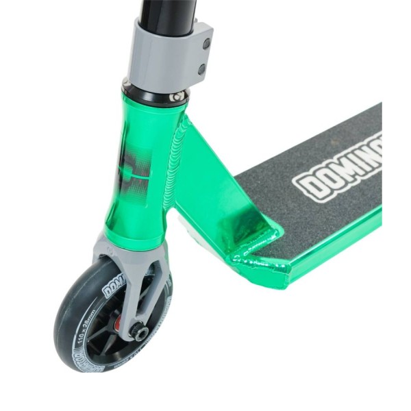 Трюковий самокат Dominator Team Edition Mini Pro Green Chrome 