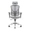 Офісне крісло ергономічне Diablo V-Basic біло-сіре
