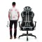 Геймерське крісло Diablo X-One 2.0King Size для високих людей чорно-біле