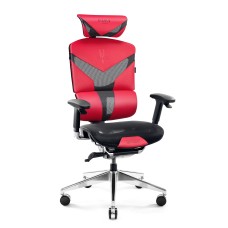 Офісне крісло ергономічне Diablo V-Dynamic малинове