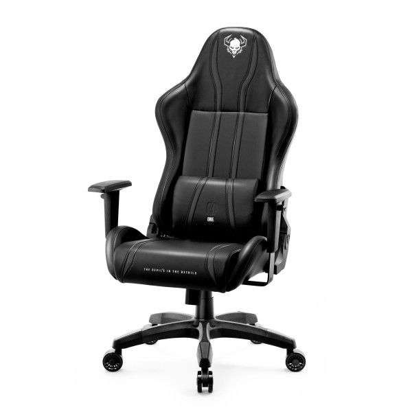 Геймерське крісло Diablo X-One 2.0King Size для високих людей чорно-чорне