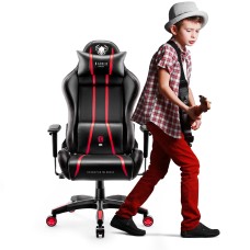 Геймерське крісло Diablo X-One 2.0 Kids для дітей чорно-червоне 