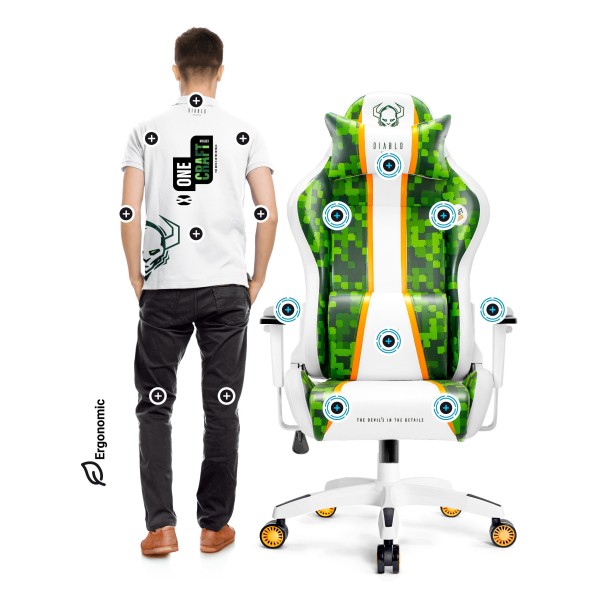 Геймерське крісло Diablo X-One 2.0King Size для високих людей Craft Edition