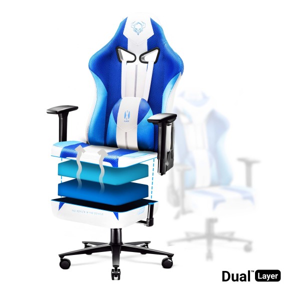Геймерське крісло Diablo X-Player 2.0 Frost White