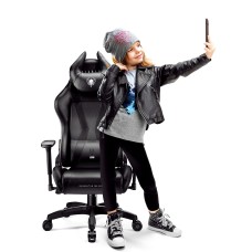 Геймерське крісло Diablo X-Horn 2.0 Kids для дітей чорне