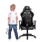 Геймерське крісло Diablo X-Ray Kids для дітей чорно-сіре 