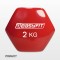 Гантель для фітнесу 2.0 кг EasyFit із вініловим покриттям червона