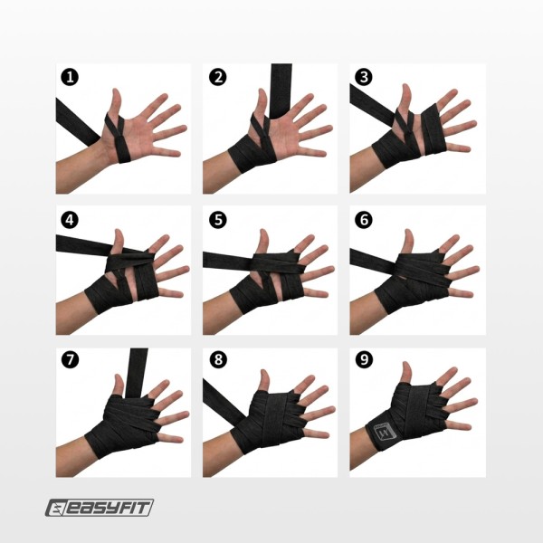 Бинти для боксу EasyFit FlexWrap 3 м