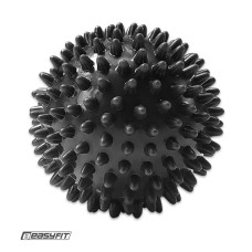 Масажний м'ячик EasyFit PVC 7.5 см жорсткий чорний