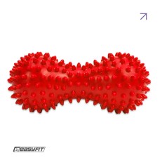 Масажний м'ячик EasyFit Goober з шипами червоний