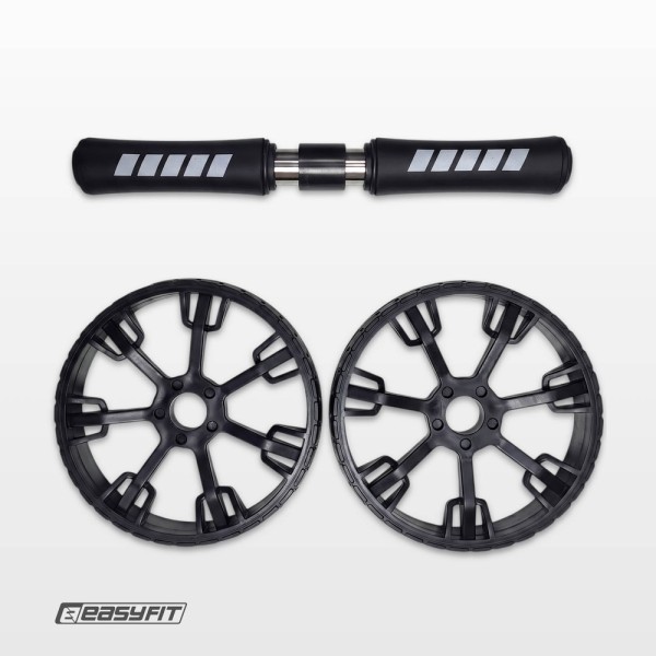 Ролик для пресу EasyFit BLM подвійний чорний