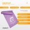 Стрічка для пілатесу EasyFit EPP 0.65 мм пурпурова