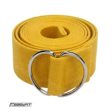 Ремінь для йоги EasyFit жовтий