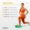 Балансувальна масажна подушка EasyFit Зелений
