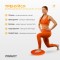 Балансувальна масажна подушка EasyFit Помаранчевий