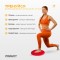 Балансувальна масажна подушка EasyFit Червоний