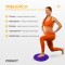 Балансувальна масажна подушка EasyFit фіолетова