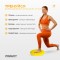 Балансувальна масажна подушка EasyFit жовта