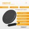 Балансувальна подушка масажна EasyFit Balance Cushion-A чорна + насос