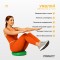 Балансувальна подушка масажна EasyFit Balance Cushion-A зелена + насос