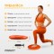 Балансувальна подушка масажна EasyFit Balance Cushion-A помаранчева + насос