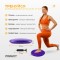 Балансувальна подушка масажна EasyFit Balance Cushion-A фіолетова + насос