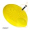 Балансувальна подушка масажна EasyFit Balance Cushion-A жовта + насос