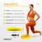 Балансувальна подушка масажна EasyFit Balance Cushion-A жовта + насос