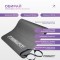 Килимок для фітнесу та йоги EasyFit NBR 10 мм Сірий