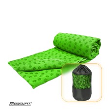 Рушник для йоги EasyFit Yoga Mat Towel з мікрофібри (Зелений)