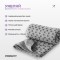Рушник для йоги з мікрофібри EasyFit Yoga Mat Towel (Сірий)